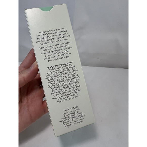 NIB Mary Kay Private Spa Collection Mint Bliss Energizing Lotion for Feet & Legs - Picture 2 of 2